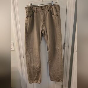 Levis Men's Tan/Taupe Straight-Leg Jeans, 36 Waist/34 Inseam (1105)